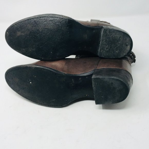 Frye Ankle Boots Leather Studded Diana 7.5 - Picture 6 of 7